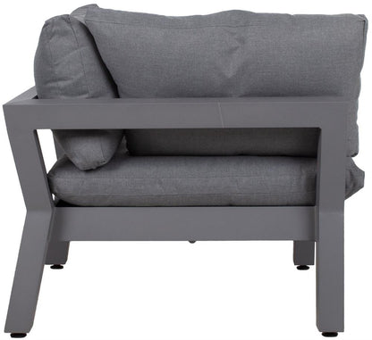 Garden Modular Sofa East Slough | size: Width: 93cm, Height: 66cm, Depth: 83cm | color: Gray | image: 5 | variant: 1006245