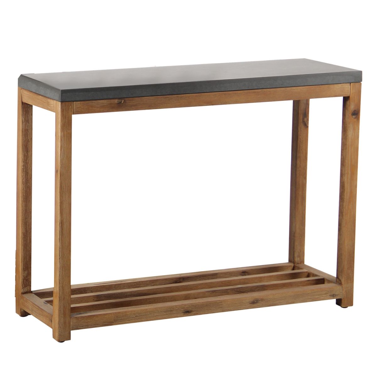 Garden Shelf Norton | size: Length: 95.5cm, Width: 34.5cm, Height: 75cm | color: Gray | image: 1 | variant: 1005297