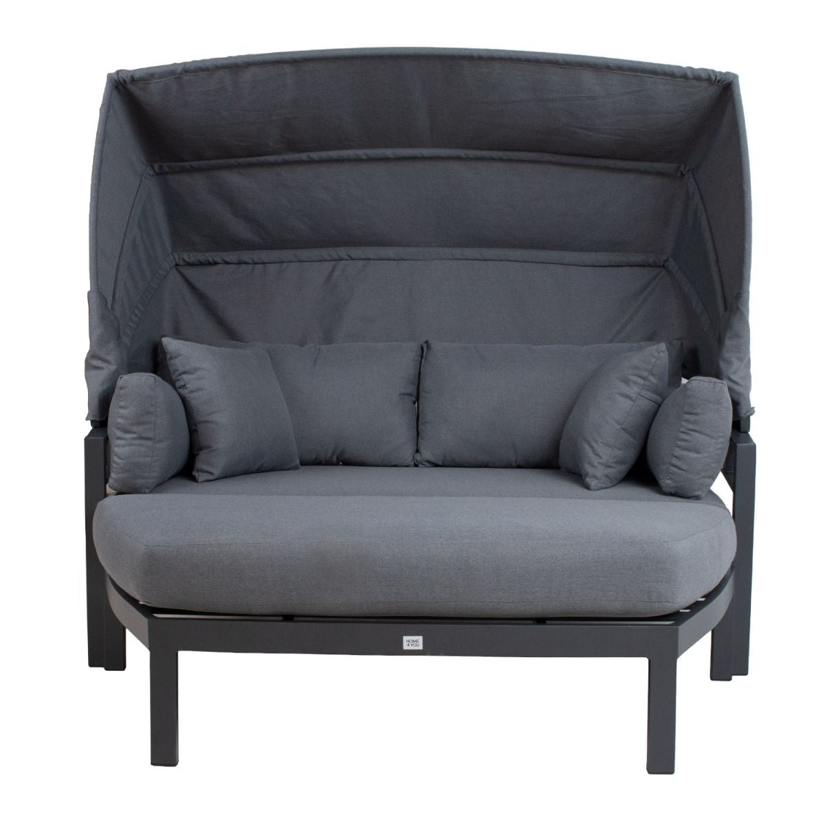 Garden Sofa East Peebles | size: Length: 182cm, Height: 72.5cm, Depth: 82cm | color: Gray | image: 3 | variant: 1005591