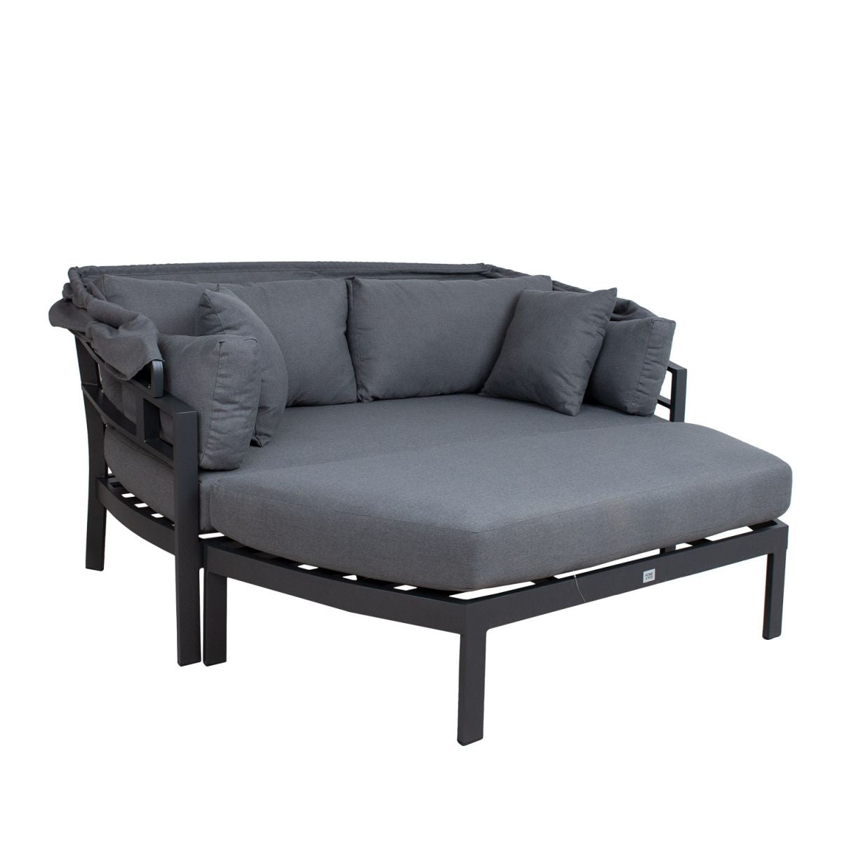 Garden Sofa East Peebles | size: Length: 182cm, Height: 72.5cm, Depth: 82cm | color: Gray | image: 4 | variant: 1005591