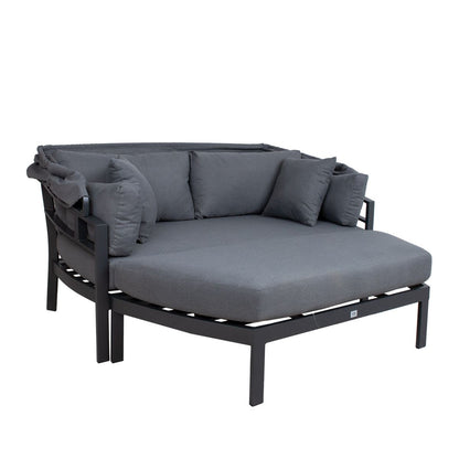 Garden Sofa East Peebles | size: Length: 182cm, Height: 72.5cm, Depth: 82cm | color: Gray | image: 4 | variant: 1005591