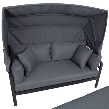 Garden Sofa East Peebles | size: Length: 182cm, Height: 72.5cm, Depth: 82cm | color: Gray | image: 6 | variant: 1005591