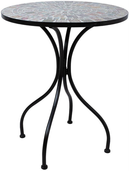 Garden Table East Algiers | size: Height: 73.5cm, Diameter: 60cm | color: Multicolored | image: 1 | variant: 1006216