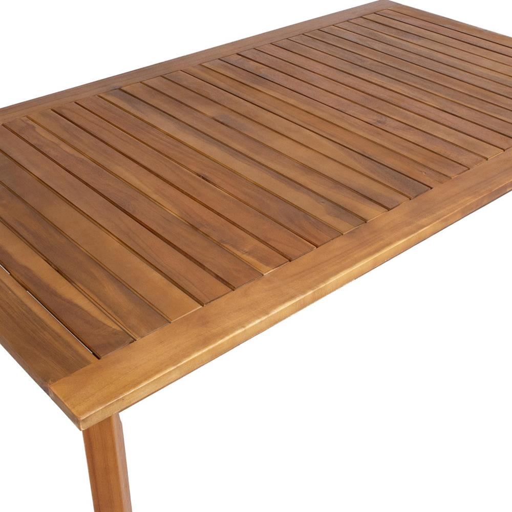 Garden Table East Cairo | size: Length: 150cm, Width: 85cm, Height: 75cm | color: Brown | image: 4 | variant: 1006213