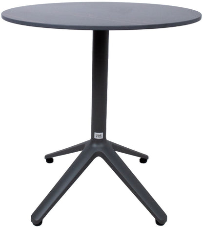 Garden Table East Cwmbran | size: Height: 72cm, Diameter: 70cm | color: Gray | image: 1 | variant: 1005620