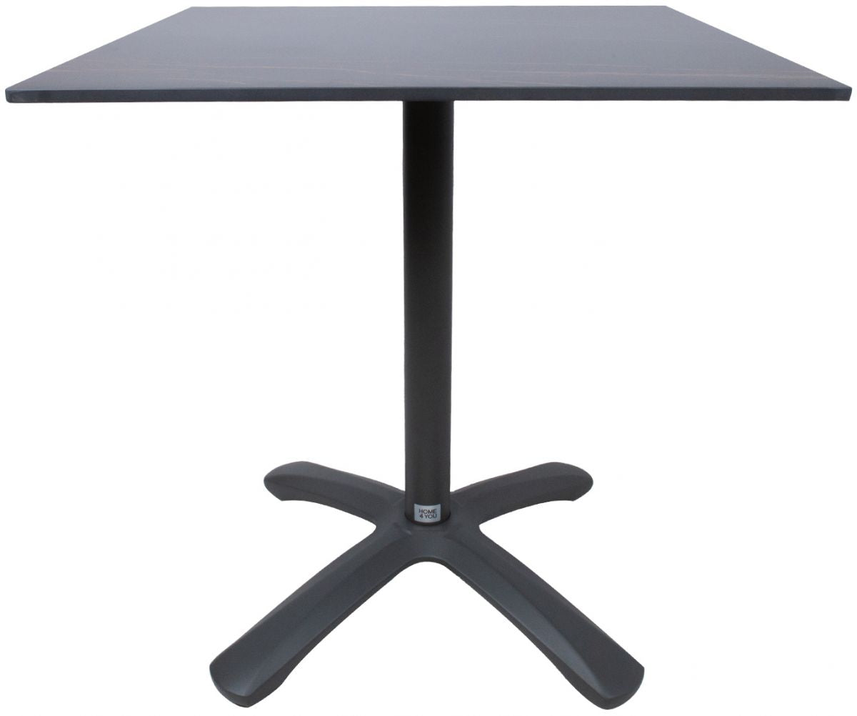 Garden Table East Cwmbran | size: Length: 70cm, Width: 70cm, Height: 72cm | color: Gray | image: 1 | variant: 1005619
