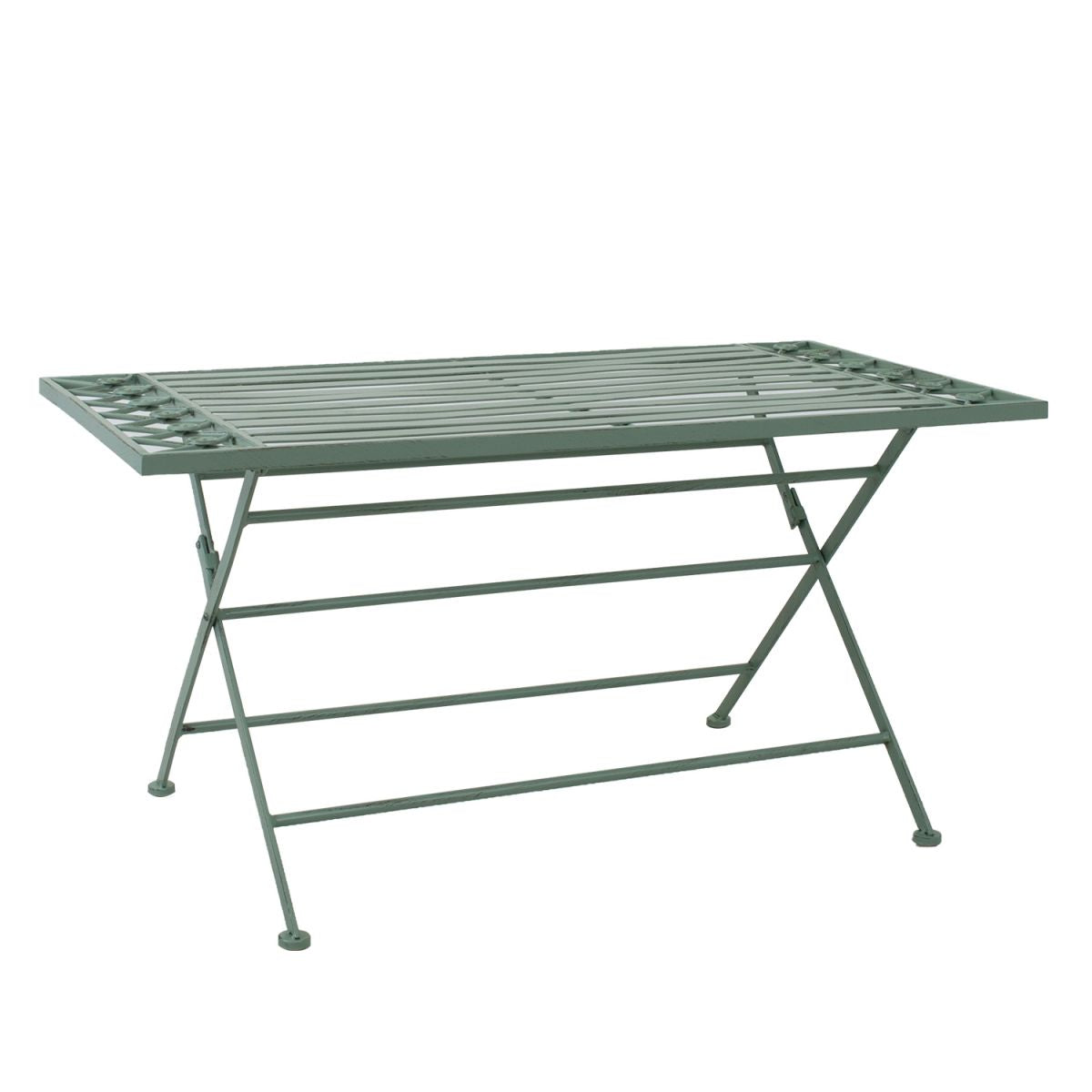 Garden Table East Salisbury | size: Length: 100cm, Width: 50cm, Height: 49cm | color: Green | image: 1 | variant: 1004879
