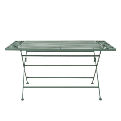 Garden Table East Salisbury | size: Length: 100cm, Width: 50cm, Height: 49cm | color: Green | image: 2 | variant: 1004879