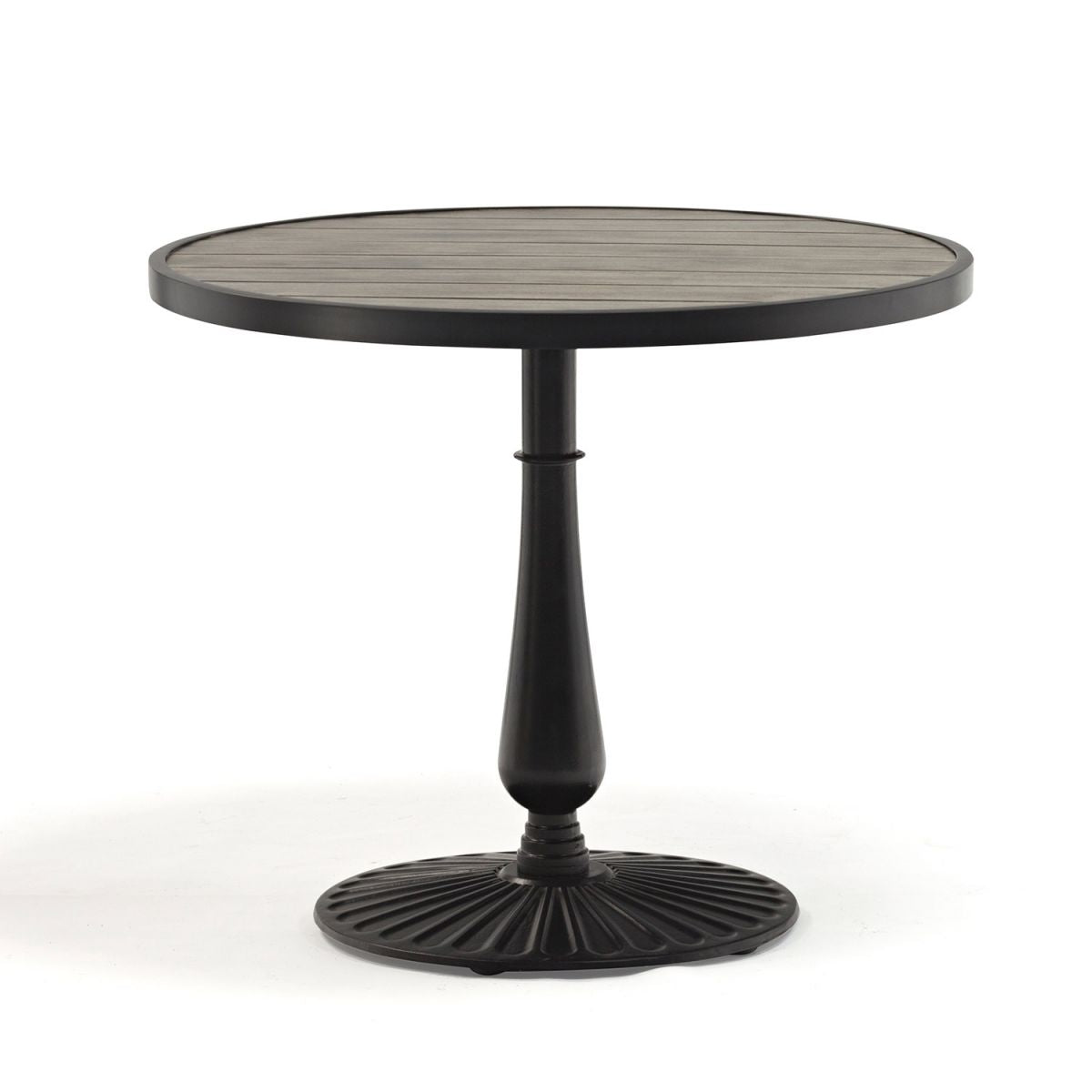 Garden Table East Wells | size: Length: 90cm, Width: 74cm, Height: 74cm, Diameter: 90cm | color: Gray | image: 1 | variant: 1005360