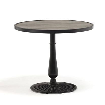 Garden Table East Wells | size: Length: 90cm, Width: 74cm, Height: 74cm, Diameter: 90cm | color: Gray | image: 1 | variant: 1005360