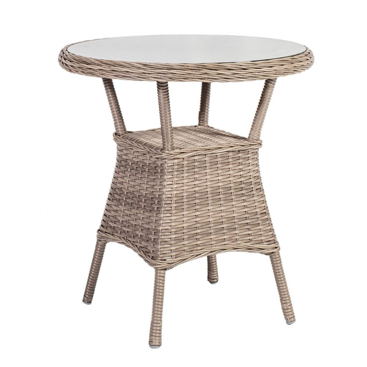 Garden Table Toscana 2 | size: Length: 73cm, Width: 65cm, Height: 73cm | color: Beige | image: 1 | variant: 1011661