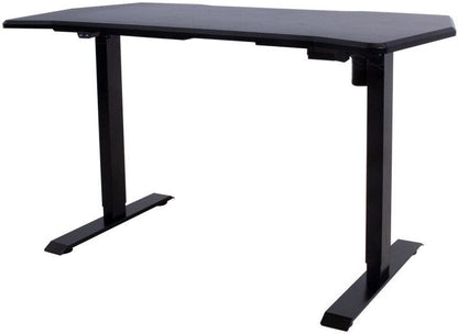 Height Adjustable Desk East Vantaa | size: Length: 70cm, Width: 140cm, Height: 121cm | color: Black / Black | image: 0 | variant: 1005923