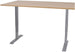 Height Adjustable Desk Ergo 2 2 | size: Length: 80cm, Width: 160cm, Height: 125cm | color: Maple / Gray | image: 0 | variant: 1006216