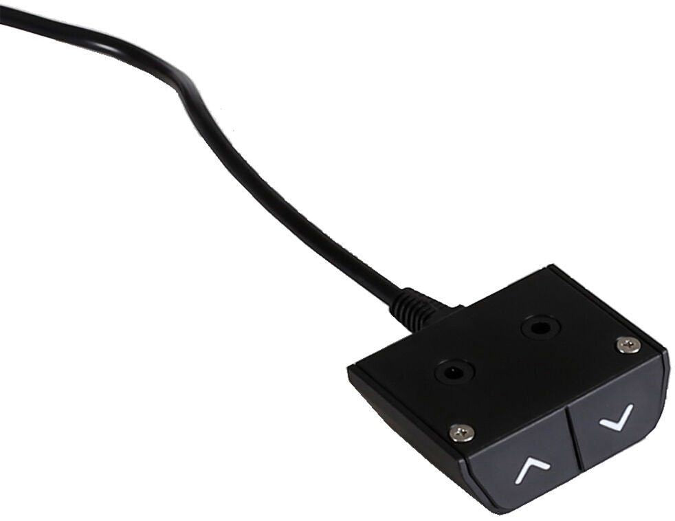 Height Adjustable Desk Ergo 4 | size: Length: 80cm, Width: 160cm, Height: 121cm | color: Hickory / Gray | image: 2 | variant: 1006258