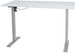 Height Adjustable Desk Ergo 4 | size: Length: 80cm, Width: 160cm, Height: 121cm | color: White / Gray | image: 0 | variant: 1006259