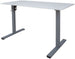 Height Adjustable Desk Ergo Optimal 1 | size: Length: 60cm, Width: 120cm, Height: 116cm | color: White / Gray | image: 0 | variant: 1006242