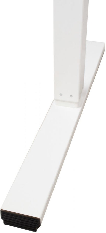 Height Adjustable Desk Ergo | size: Length: 60cm, Width: 120cm, Height: 121cm | color: Oak / White | image: 4 | variant: 1006246