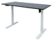 Height Adjustable Desk Florence | size: Length: 60cm, Width: 120cm, Height: 118cm | color: Black / White | image: 0 | variant: 1001482