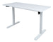Height Adjustable Desk Florence | size: Length: 60cm, Width: 120cm, Height: 118cm | color: White / White | image: 0 | variant: 1001483