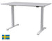 Height Adjustable Desk Scandic 9 | size: Length: 70cm, Width: 160cm, Height: 117.5cm | color: White / White | image: 0 | variant: 1006341