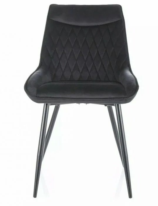 Kitchen Chair Agat | size: Width: 51cm, Height: 88cm, Depth: 44cm | color: Black | image: 0 | variant: 1004202