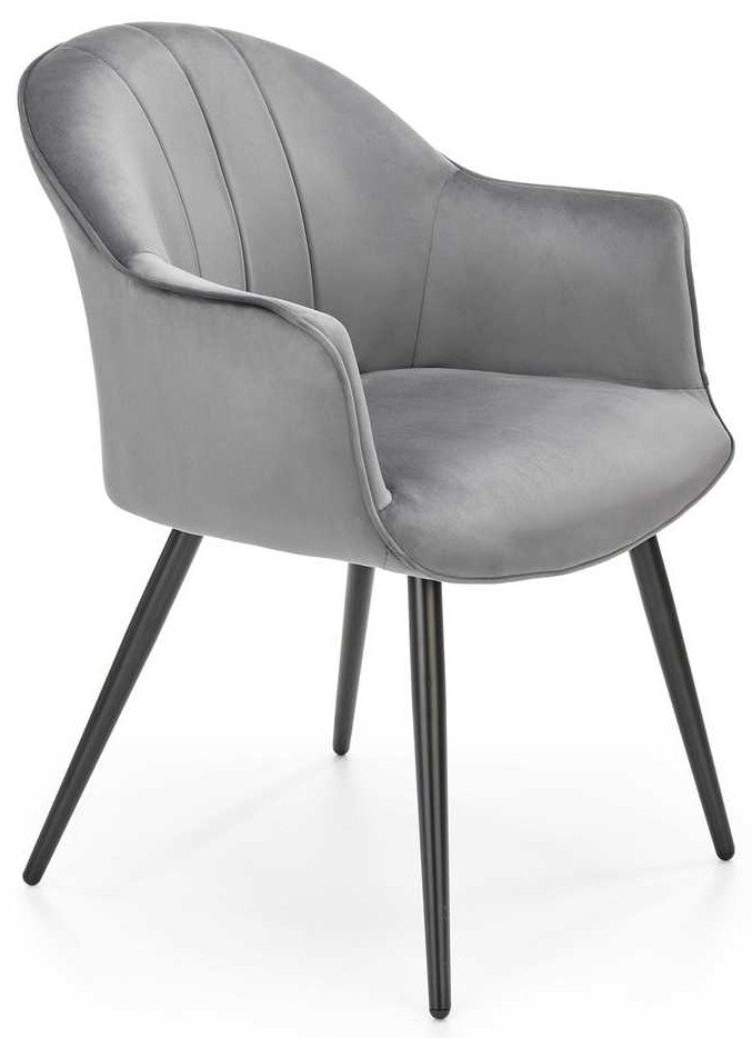 Kitchen Chair Algiers | size: Width: 67cm, Height: 84cm, Depth: 62cm | color: Gray | image: 1 | variant: 1002432