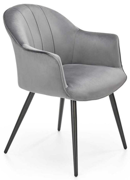 Kitchen Chair Algiers | size: Width: 67cm, Height: 84cm, Depth: 62cm | color: Gray | image: 1 | variant: 1002432