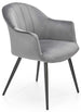 Kitchen Chair Algiers | size: Width: 67cm, Height: 84cm, Depth: 62cm | color: Gray | image: 1 | variant: 1002432