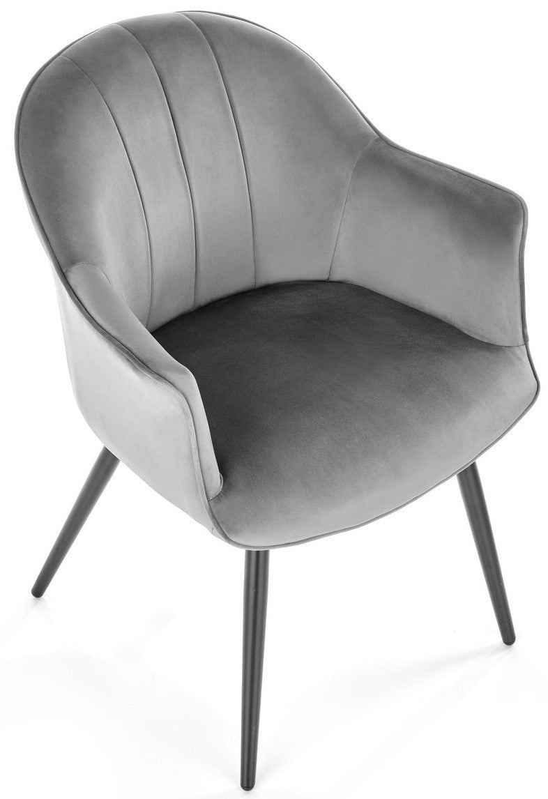 Kitchen Chair Algiers | size: Width: 67cm, Height: 84cm, Depth: 62cm | color: Gray | image: 2 | variant: 1002432