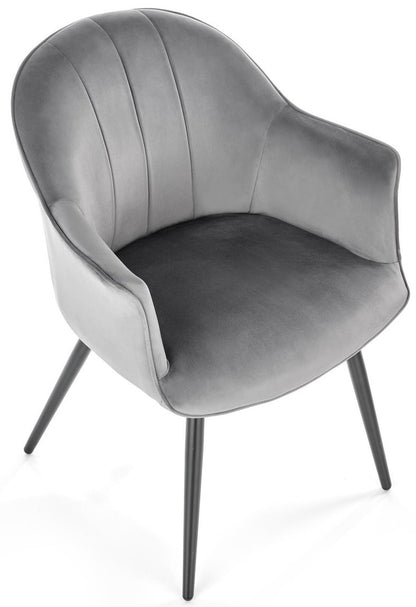Kitchen Chair Algiers | size: Width: 67cm, Height: 84cm, Depth: 62cm | color: Gray | image: 2 | variant: 1002432