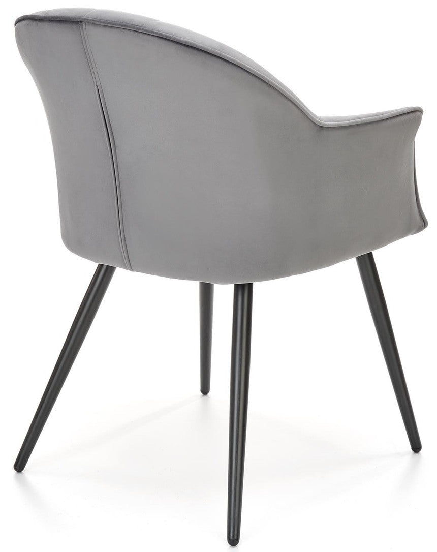 Kitchen Chair Algiers | size: Width: 67cm, Height: 84cm, Depth: 62cm | color: Gray | image: 4 | variant: 1002432