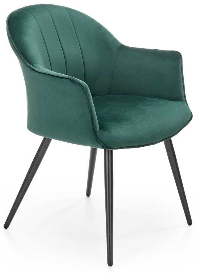 Kitchen Chair Algiers | size: Width: 67cm, Height: 84cm, Depth: 62cm | color: Green | image: 1 | variant: 1002431