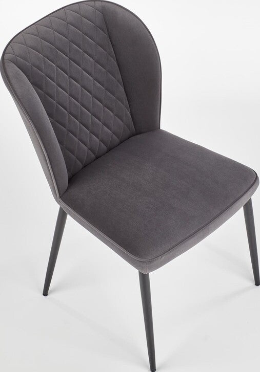Kitchen Chair Amsterdam | size: Width: 50cm, Height: 84cm, Depth: 60cm | color: Gray | image: 2 | variant: 1002309