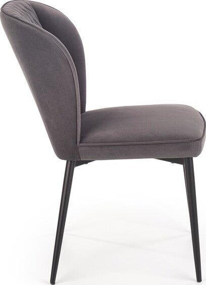 Kitchen Chair Amsterdam | size: Width: 50cm, Height: 84cm, Depth: 60cm | color: Gray | image: 4 | variant: 1002309