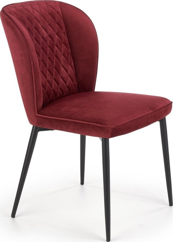 Kitchen Chair Amsterdam | size: Width: 50cm, Height: 84cm, Depth: 60cm | color: Red | image: 1 | variant: 1002308