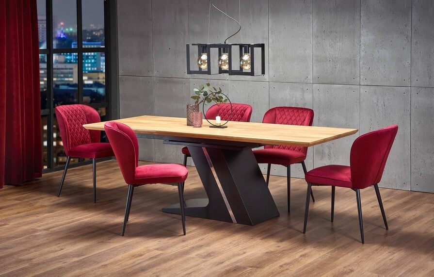 Kitchen Chair Amsterdam | size: Width: 50cm, Height: 84cm, Depth: 60cm | color: Red | image: 5 | variant: 1002308