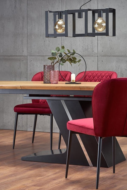 Kitchen Chair Amsterdam | size: Width: 50cm, Height: 84cm, Depth: 60cm | color: Red | image: 6 | variant: 1002308