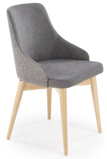 Kitchen Chair Angers | size: Width: 50cm, Height: 79cm, Depth: 53cm | color: Gray | image: 0 | variant: 1002608