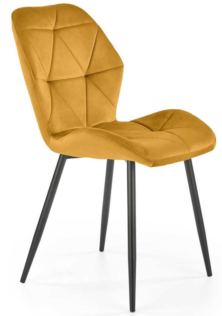 Kitchen Chair Baghdad | size: Width: 48cm, Height: 86cm, Depth: 53cm | color: Yellow | image: 0 | variant: 1002411