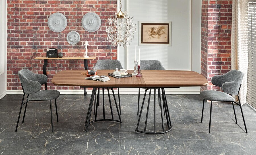 Kitchen Chair Barcelona | size: Width: 52cm, Height: 82cm, Depth: 62cm | color: Gray | image: 1 | variant: 1002474