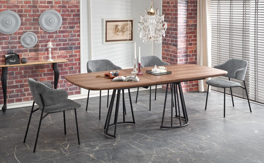 Kitchen Chair Barcelona | size: Width: 52cm, Height: 82cm, Depth: 62cm | color: Gray | image: 5 | variant: 1002474