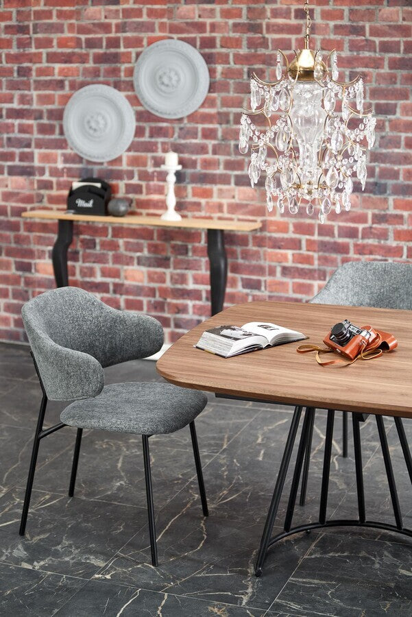 Kitchen Chair Barcelona | size: Width: 52cm, Height: 82cm, Depth: 62cm | color: Gray | image: 6 | variant: 1002474