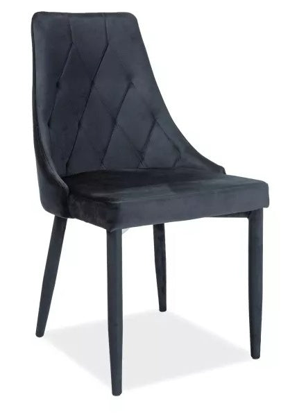 Kitchen Chair Bombay | size: Width: 49cm, Height: 89cm, Depth: 47cm | color: Black | image: 0 | variant: 1003741