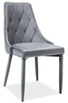 Kitchen Chair Bombay | size: Width: 49cm, Height: 89cm, Depth: 47cm | color: Gray | image: 0 | variant: 1003742