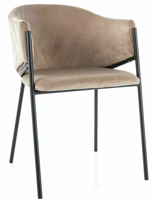 Kitchen Chair Bono | size: Width: 55cm, Height: 77cm, Depth: 44cm | color: Beige | image: 0 | variant: 1004136