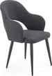 Kitchen Chair Bratislava | size: Width: 55cm, Height: 88cm, Depth: 55cm | color: Gray | image: 1 | variant: 1002264