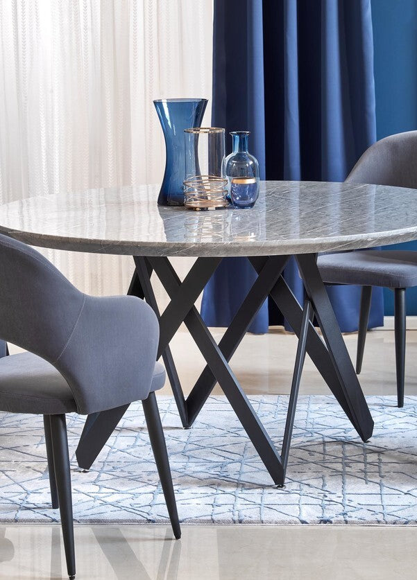 Kitchen Chair Bratislava | size: Width: 55cm, Height: 88cm, Depth: 55cm | color: Gray | image: 6 | variant: 1002264