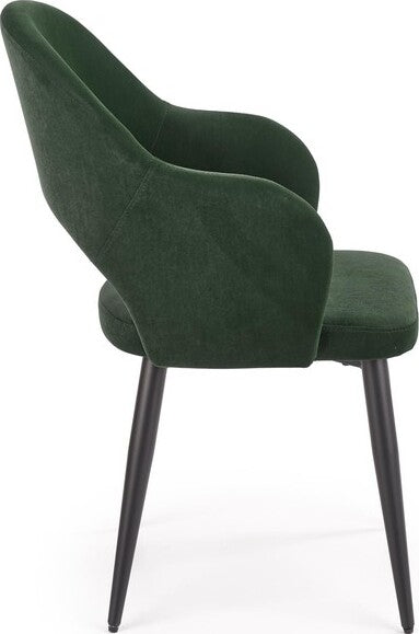 Kitchen Chair Bratislava | size: Width: 55cm, Height: 88cm, Depth: 55cm | color: Green | image: 3 | variant: 1002265