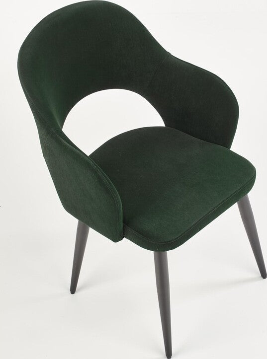 Kitchen Chair Bratislava | size: Width: 55cm, Height: 88cm, Depth: 55cm | color: Green | image: 7 | variant: 1002265