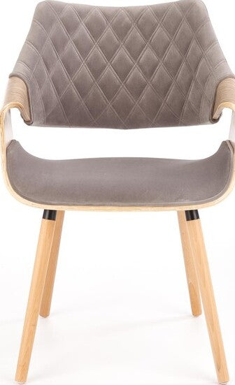 Kitchen Chair Brussels | size: Width: 56cm, Height: 77cm, Depth: 55cm | color: Gray | image: 5 | variant: 1002306